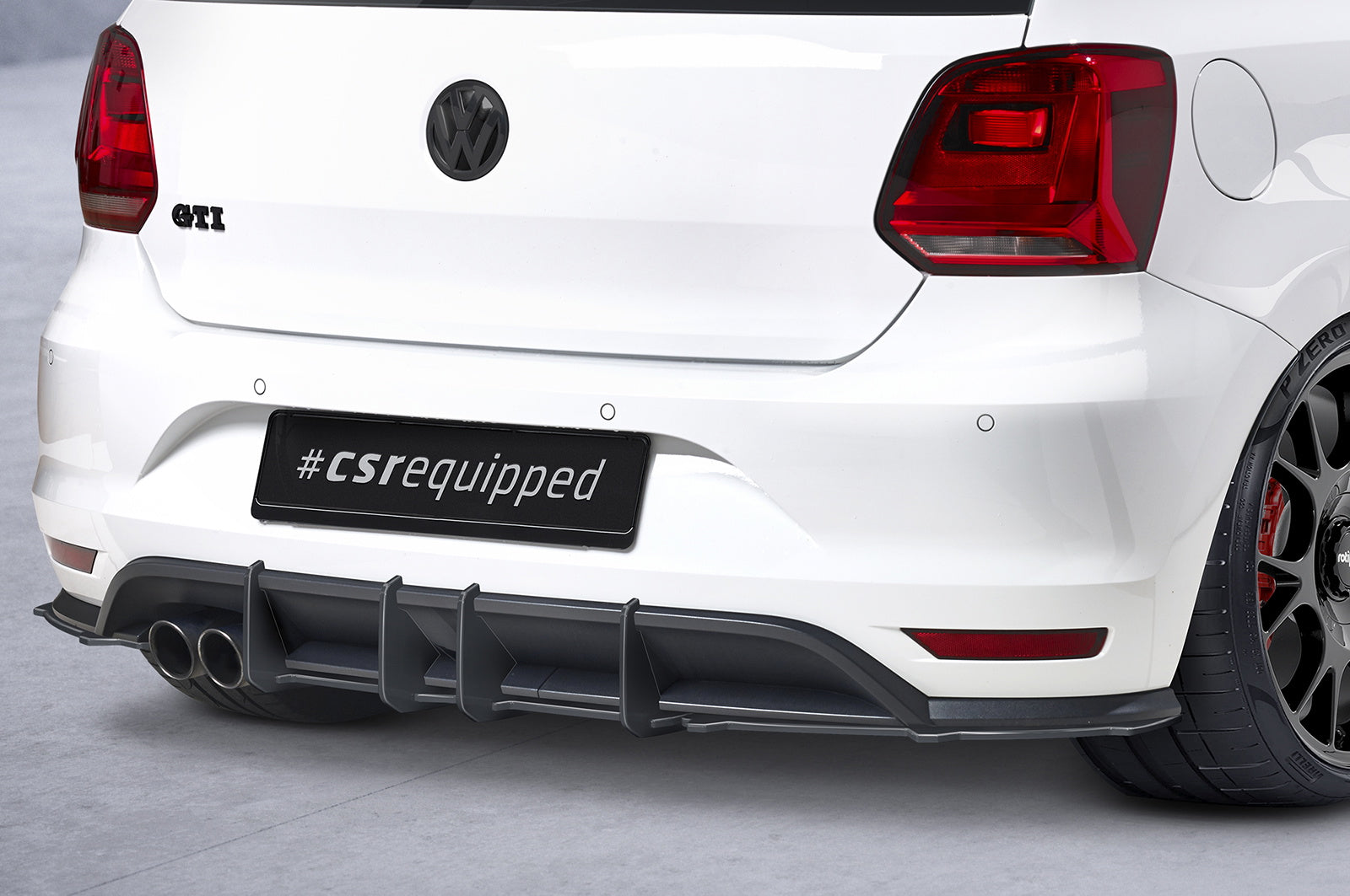 Difuzor de curse Prelungire bară spate pentru VW Polo 5 (Tip 6R/6C) GTI HA405