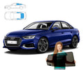 Parasolare pentru Audi A4 B9 Sedan din 2015 încoace, set de 5 piese