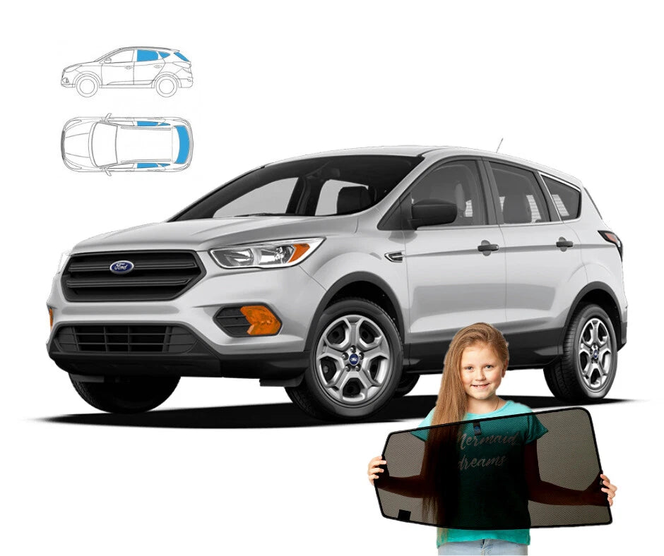 Parasolare pentru Ford Escape 3 III 12-19, panouri spate + lunetă