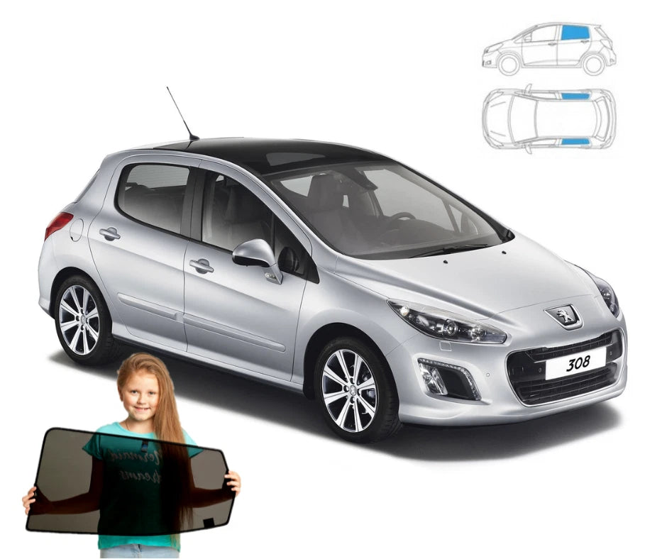 Parasolar pentru Peugeot 308 (I) Hatchback 07'-13', 2 piese