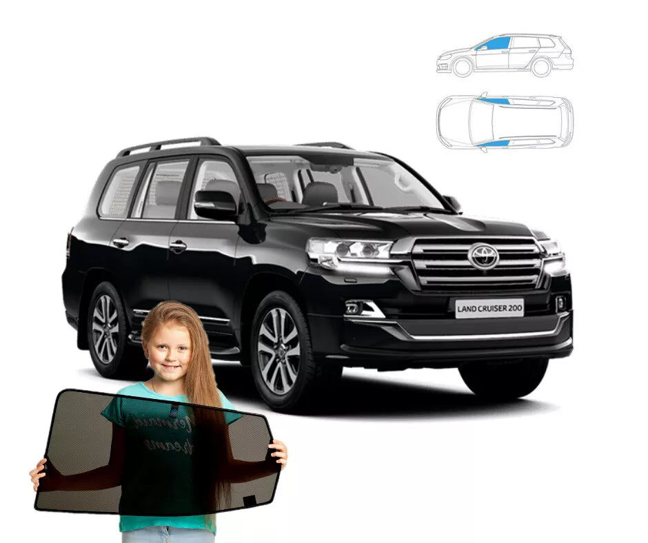 Parasolar pentru Toyota LAND CRUISER J200 din 2007 încoace, geamuri laterale față, 2 piese