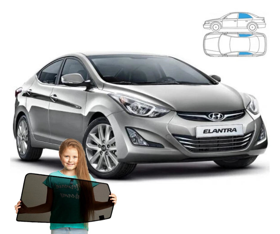 Parasolare pentru Hyundai Elantra V 5 sedan 10-16, panouri spate, 2 bucăți