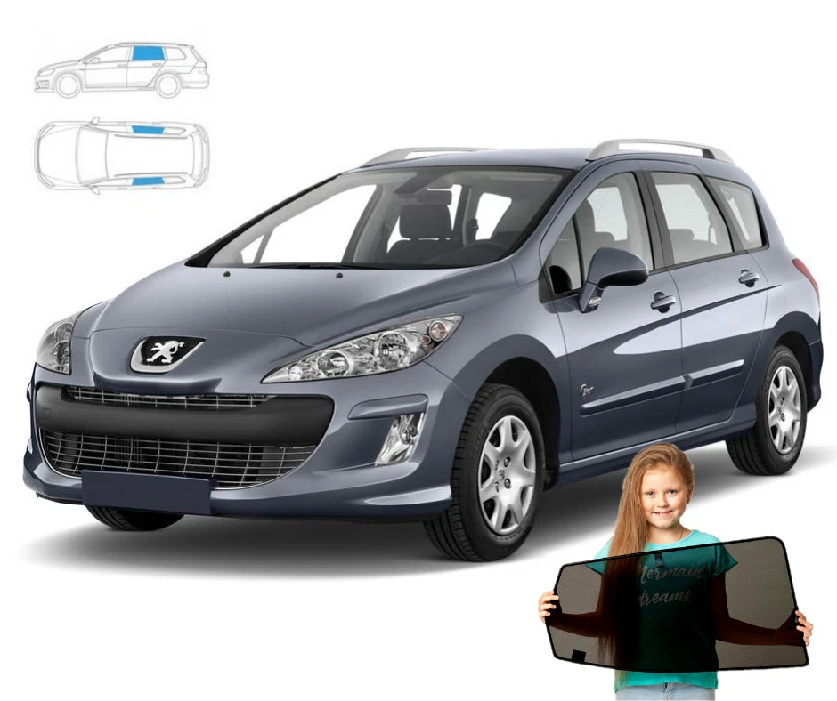 Parasolare Peugeot 308 (I) Estate 07-13' Panouri spate 2 bucăți