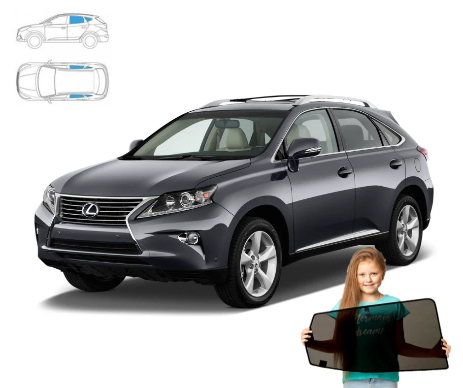 Parasolare pentru Lexus RX 3 SUV 08'-15', set 4 bucăți, panouri spate