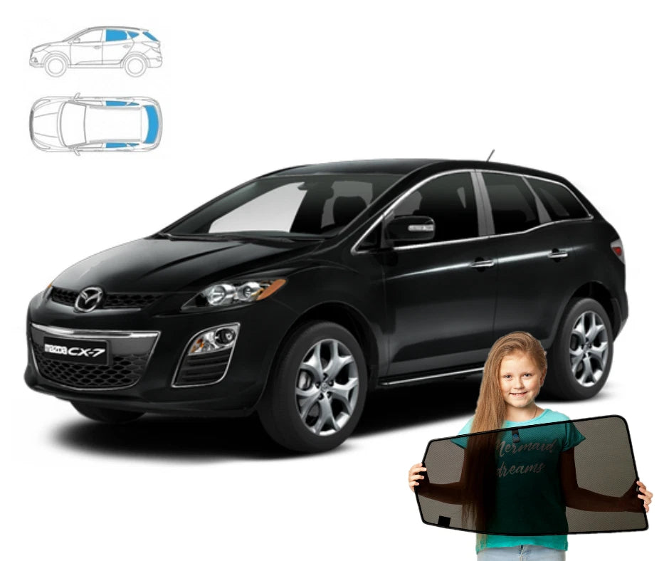 Parasolare pentru Mazda CX-7 I 06-12' Panouri spate + lunetă