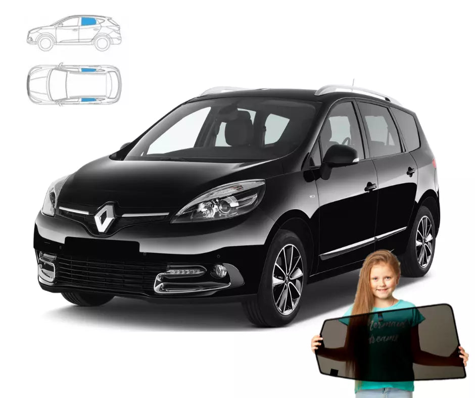 Parasolare pentru Renault Grand Scenic 2 09'-16' panouri spate, 2 bucăți