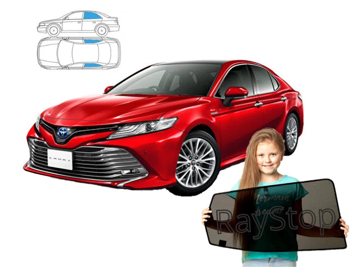 Parasolare pentru Toyota Camry 8 VIII, set de 2 parasolare