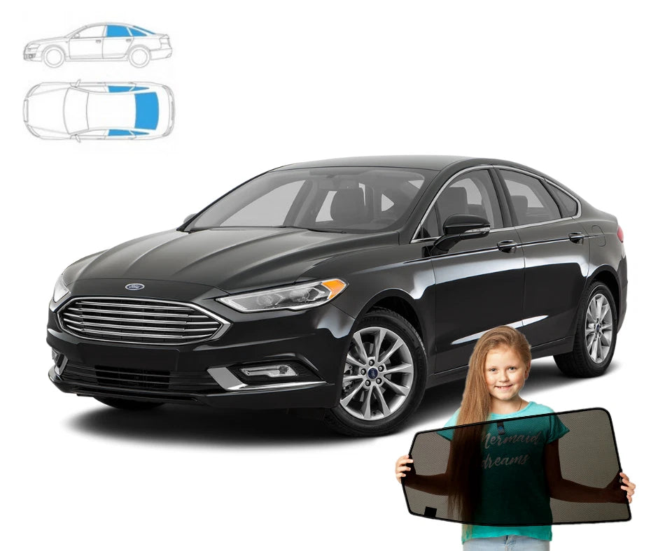 Parasolare pentru Ford Fusion 2 II Sedan 12-20, panouri spate + lunetă
