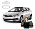 Parasolare pentru Kia Ceed 2 II break 12-18, parasolare din 2 piese cu magneți