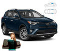 Parasolare pentru Toyota Rav 4 (IV) panouri spate 13'-19', 2 bucăți