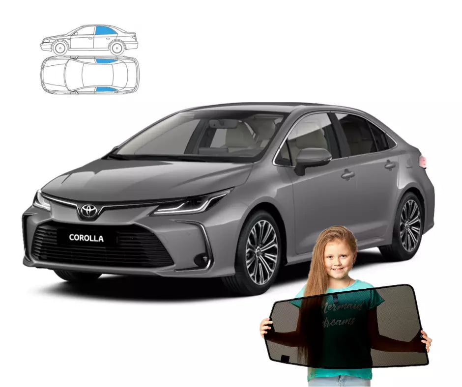 Parasolare pentru Toyota Corolla XII 12 sedan din 2018 încoace, parasolare din 2 piese