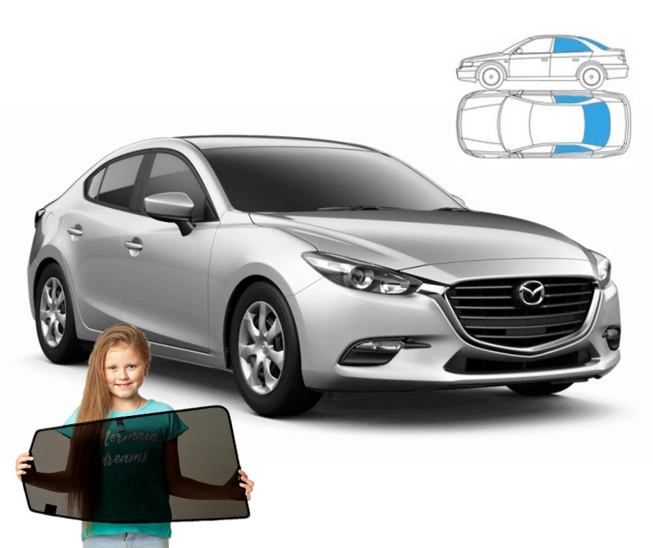 Parasolare pentru Mazda 3 III 3 Sedan 13-18 Panouri spate +