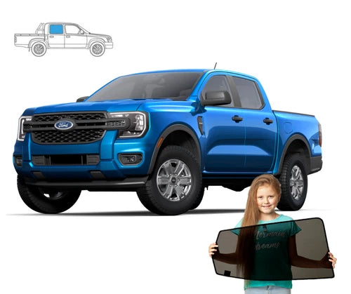 Parasolare pentru Ford Ranger 6 VI pickup cu 4 uși din 2022 încoace - Parasolare din 2 piese