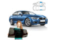 Parasolare pentru BMW Seria 3 F30 sedan 11-18, parasolare din 2 piese cu magneți