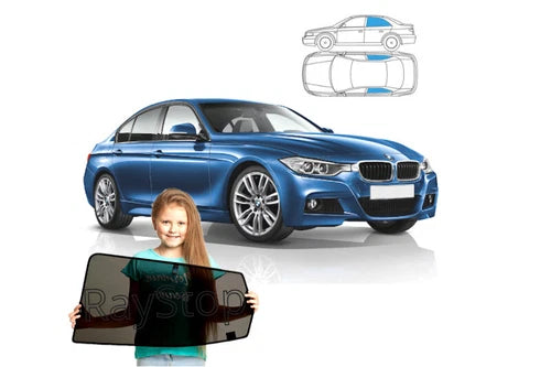 Parasolare pentru BMW Seria 3 F30 sedan 11-18, parasolare din 2 piese cu magneți