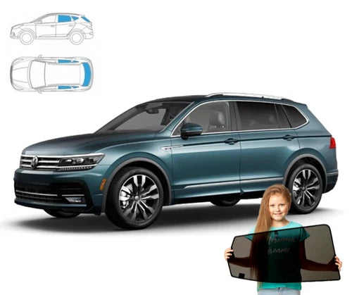 Parasolare pentru VW Tiguan Allspace 2017, panouri spate + lunetă