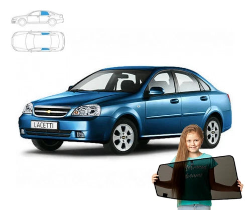 Parasolar pentru Chevrolet Lacetti Sedan 03-09, set de 2 piese cu magneți