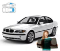 Parasolare pentru BMW Seria 3 E46 (1998-2005) - set de 3 parasolare cu magneți