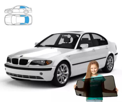 Parasolare pentru BMW Seria 3 E46 (1998-2005) - set de 3 parasolare cu magneți