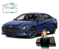 Parasolare pentru panouri spate Hyundai Elantra 7 Sedan 20', set 2 buc.