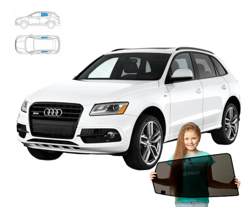 Parasolare pentru Audi Q3 1 I (anul modelului 11/18) - set de 2 piese cu magneți