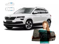 Parasolare pentru Skoda Karoq (2017 încoace), set de 4 parasolare
