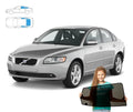 Parasolar pentru Volvo S40 2 II sedan din 04-12, set de 5 piese cu magneți, RayStop