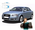Parasolare pentru Audi A4 B7 A4B7 sedan 2004-2008, set de 5 piese cu magneți