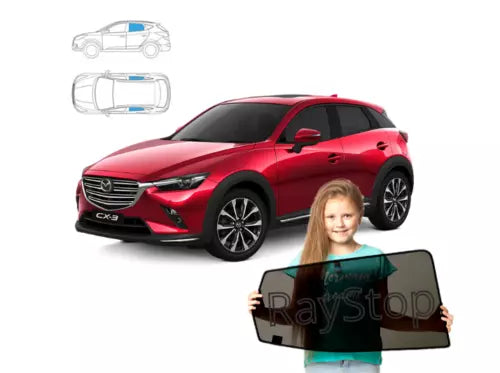 Parasolare pentru Mazda CX-3 din 2014 încoace, set 2 bucăți de parasolare