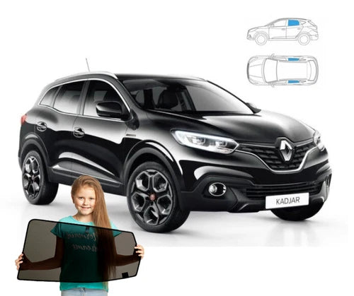 Parasolare pentru Renault Kadjar 2015-2022, set de 2, fixare magnetică