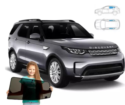 Parasolar pentru Land Rover Discovery 5 V din 2016 încoace - set de 4 piese cu magneți
