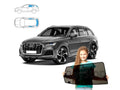 Parasolare pentru Audi Q7 2 II (4M) din 2015, panouri spate + lunetă