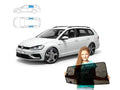 Parasolare pentru VW Volkswagen Golf 7 VII Variant Estate, set de 2 piese