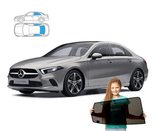 Parasolare pentru Mercedes Benz Clasa A V177 sedan, parasolare + lunetă, set de 3
