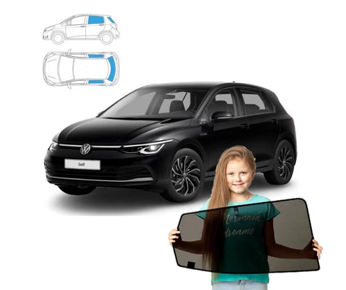 Parasolare pentru VW Volkswagen Golf VIII 8 HTB Set de 4 parasolare