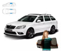 Parasolar pentru Skoda Octavia 2 II break 04-13, set 2 piese cu magneți