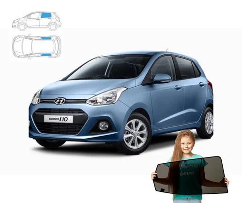 Parasolare pentru Hyundai I10 2 II 13-19, panouri spate, 2 bucăți