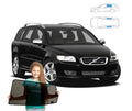 Parasolare cu magneți pentru Volvo V50 Estate, set de 2 piese
