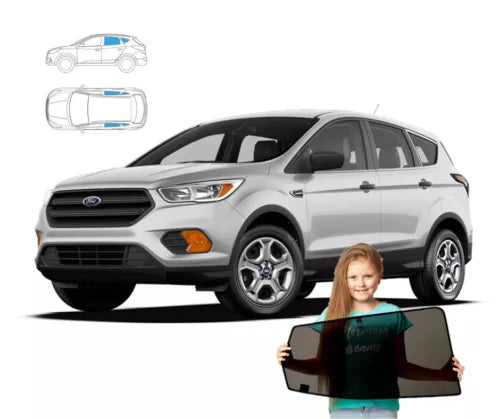 Parasolare pentru Ford Escape 3 III (2012-2019) - set de 4 piese cu magneți