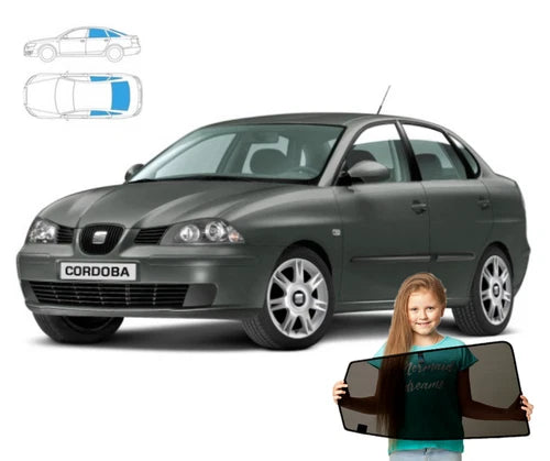 Parasolare pentru Seat Cordoba II Sedan 02-09, set de 5, cu magneți