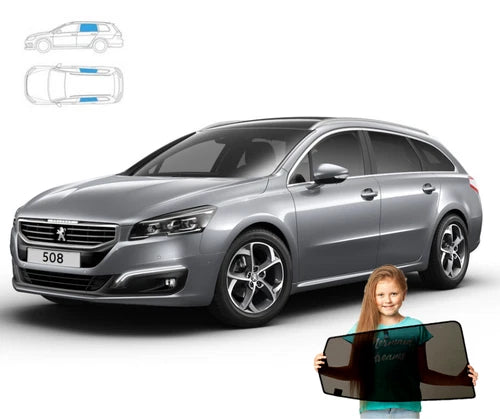 Parasolare pentru Peugeot 508 1 Estate 10'-18' Panouri spate 2 piese