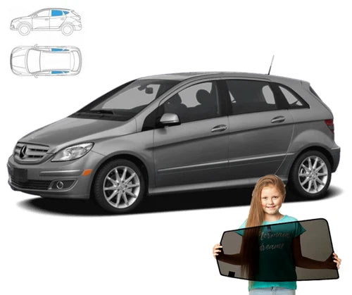 Parasolar pentru Mercedes-Benz Clasa B (I) W245 Hatch 05-11' set 4 piese cu magneți