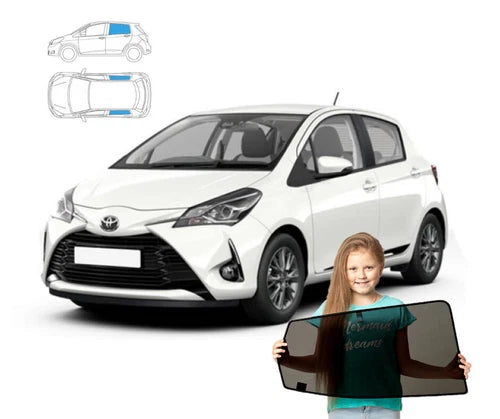 Parasolare pentru Toyota Yaris 3 III cu 5 uși, an fabricație 2011-2019, set de 2 piese