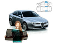 Parasolare pentru Alfa Romeo 159 sedan, parasolare din 2 piese cu magneți