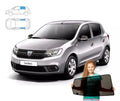 Parasolar pentru Dacia Sandero 2 II HTB 5 uși 2012-2020, set 2 piese cu magneți