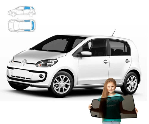 Parasolar pentru Volkswagen Up! cu 5 uși 2011-2023, set de 3 piese cu magneți