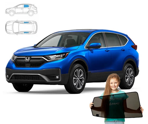 Parasolar pentru Honda CR-V 5V SUV 2016-2023, set de 2 piese cu magneți