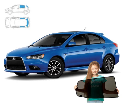 Parasolare pentru Mitsubishi Lancer VIII 8 07-16 Hatchback, panouri spate, 3 piese