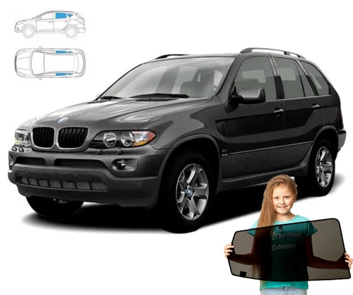 Parasolare spate pentru BMW X5 E53 SUV 99'-06', set 4