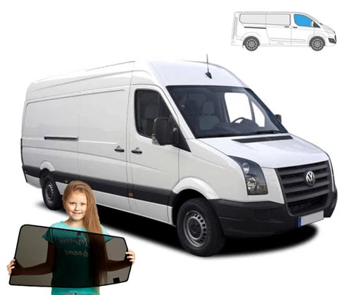 Parasolare pentru geamuri laterale față VW Crafter 1 06-18, set 2 piese